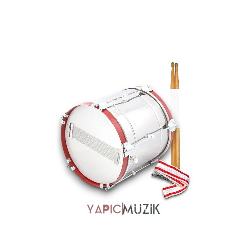 Yapıcı Bando A-04 28 cm. Paslanmaz Trampet İTH. Sabit Mekanizma İTH. Kortlu Askı Kayışlı ve Sopalı