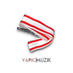Yapıcı Bando H-02 Kırmızı Beyaz Askı Kayışı