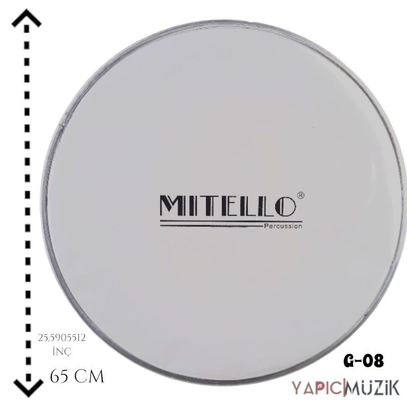 Mitello G-08 65 cm. Davul Derisi