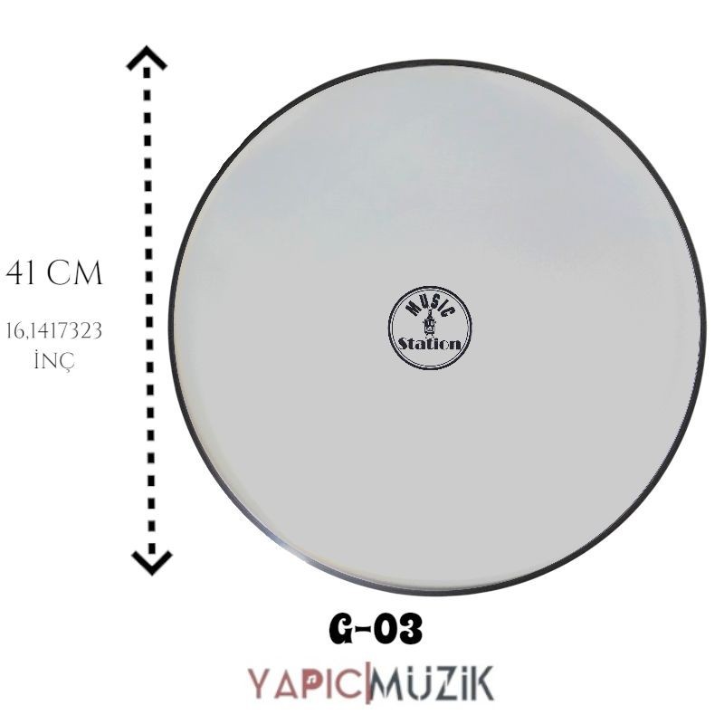 Yapıcı Bando G-03 41 cm. Trampet Cam Derisi