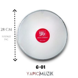 Yapıcı Bando G-01 28. cm Trampet Cam Derisi