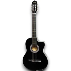 Sidney SC-3900BK 4/4 Boy Kesik Kasa Klasik Gitar