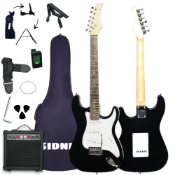 SİDNEY ST-30901SBK SSS MANYETİKLİ SETLİ ELEKTRO GİTAR 