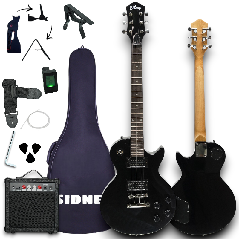 SİDNEY LP-01SBK HH MANYETİKLİ SETLİ ELEKTRO GİTAR