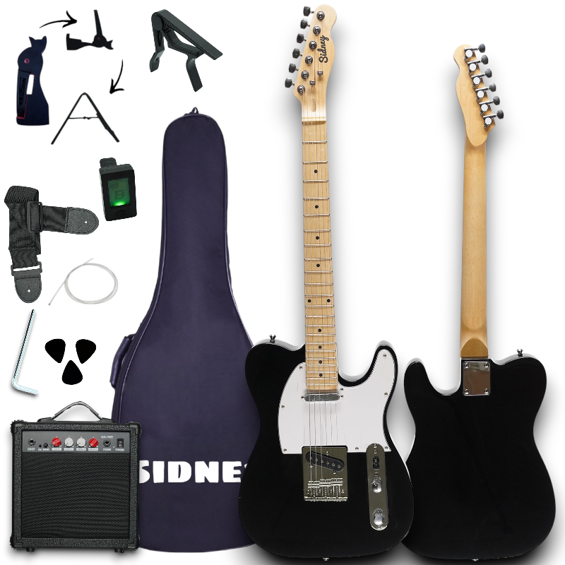 SİDNEY TL-01SBK SS MANYETİKLİ SETLİ ELEKTRO GİTAR